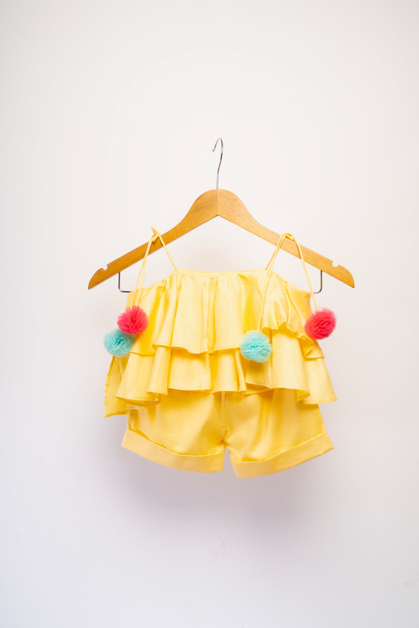 Ruffle Shorts Co-Ords Set