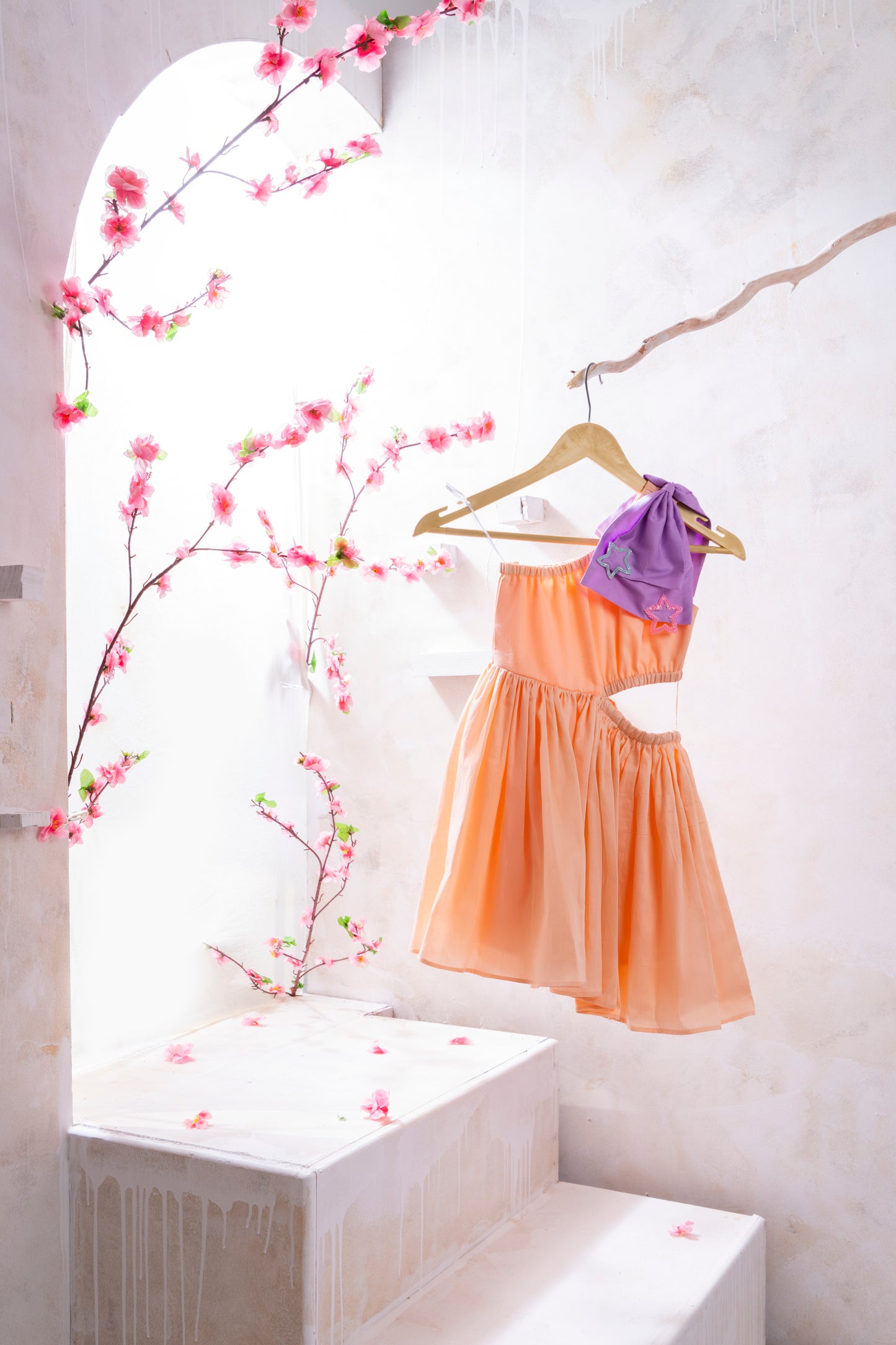 One Shoulder Bow Dress