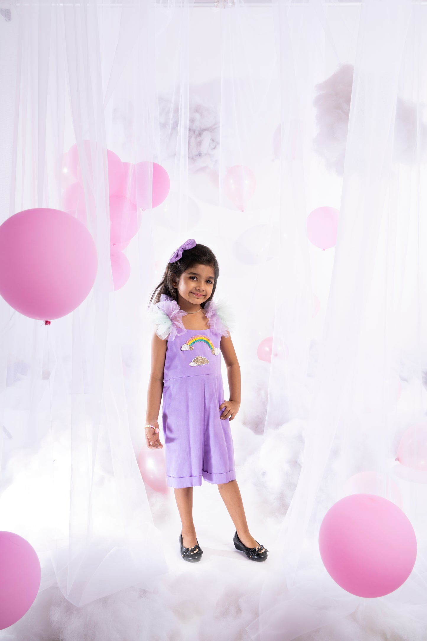 Unicorn Rainbow Playsuit With Detachable Trail