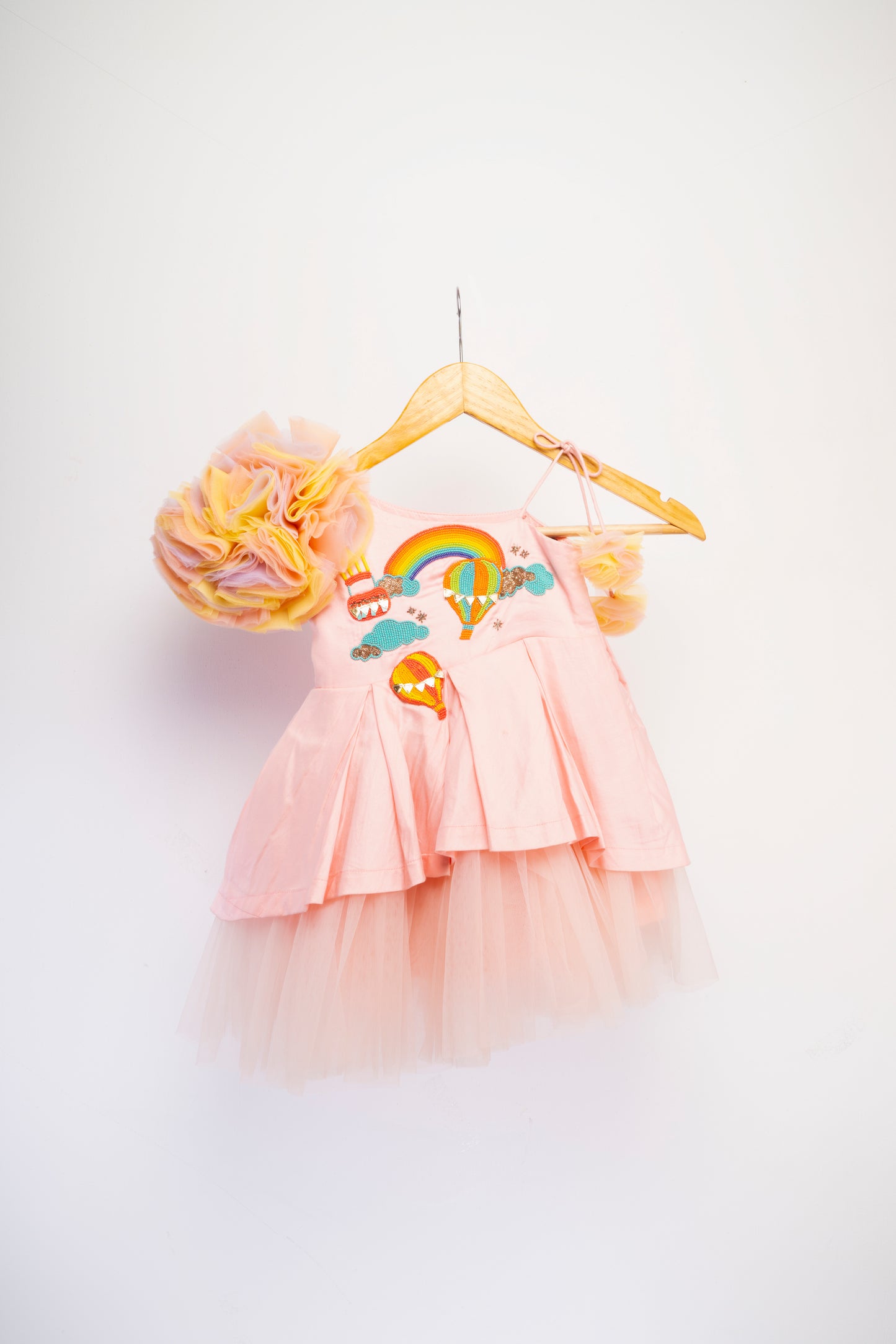 Hot Air Ballon One Shoulder Facinator Dress