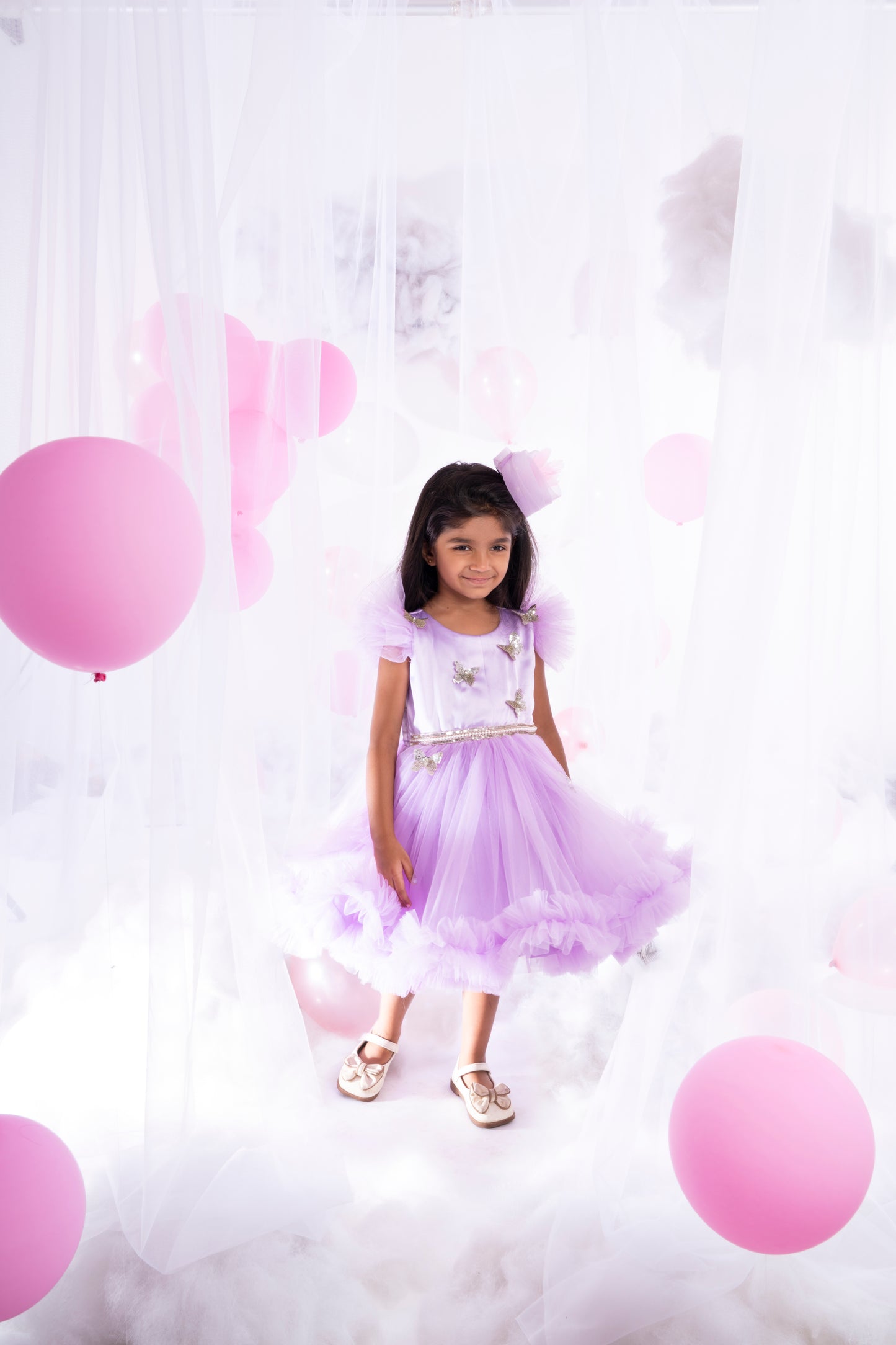 Butterfly Floss Tulle Dress