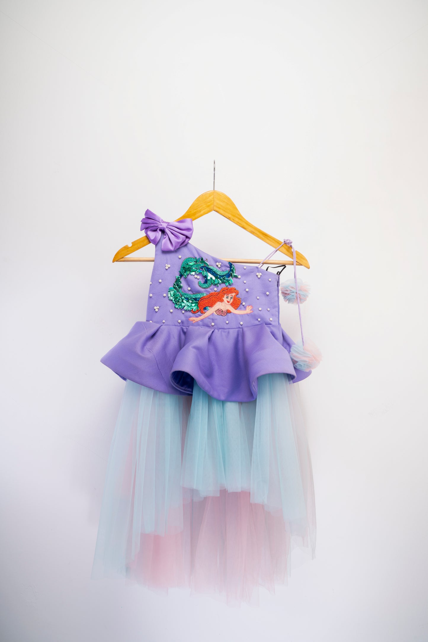 Mermaid Peplum Tulle Dress