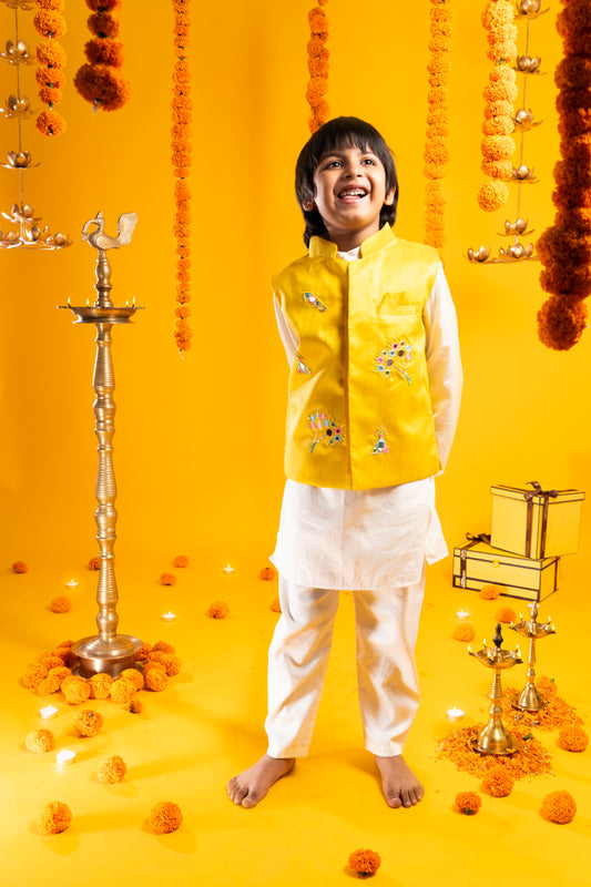 Pataka Jacket Kurta Set