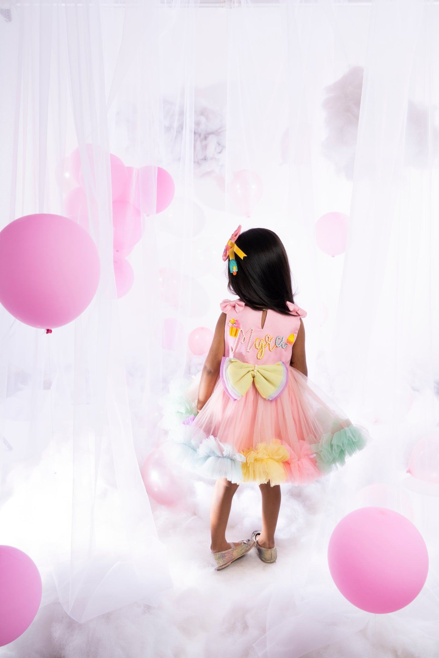 Candy Land Floss Dress / Personalised at the back