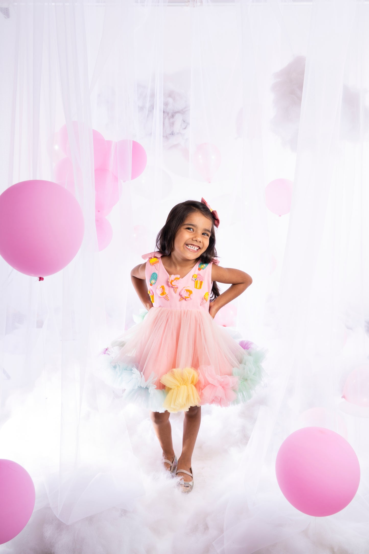Candy Land Floss Dress / Personalised at the back