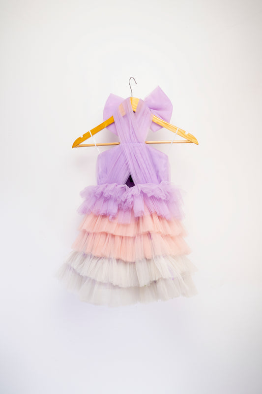 Unicorn Tiered Ombre Dress