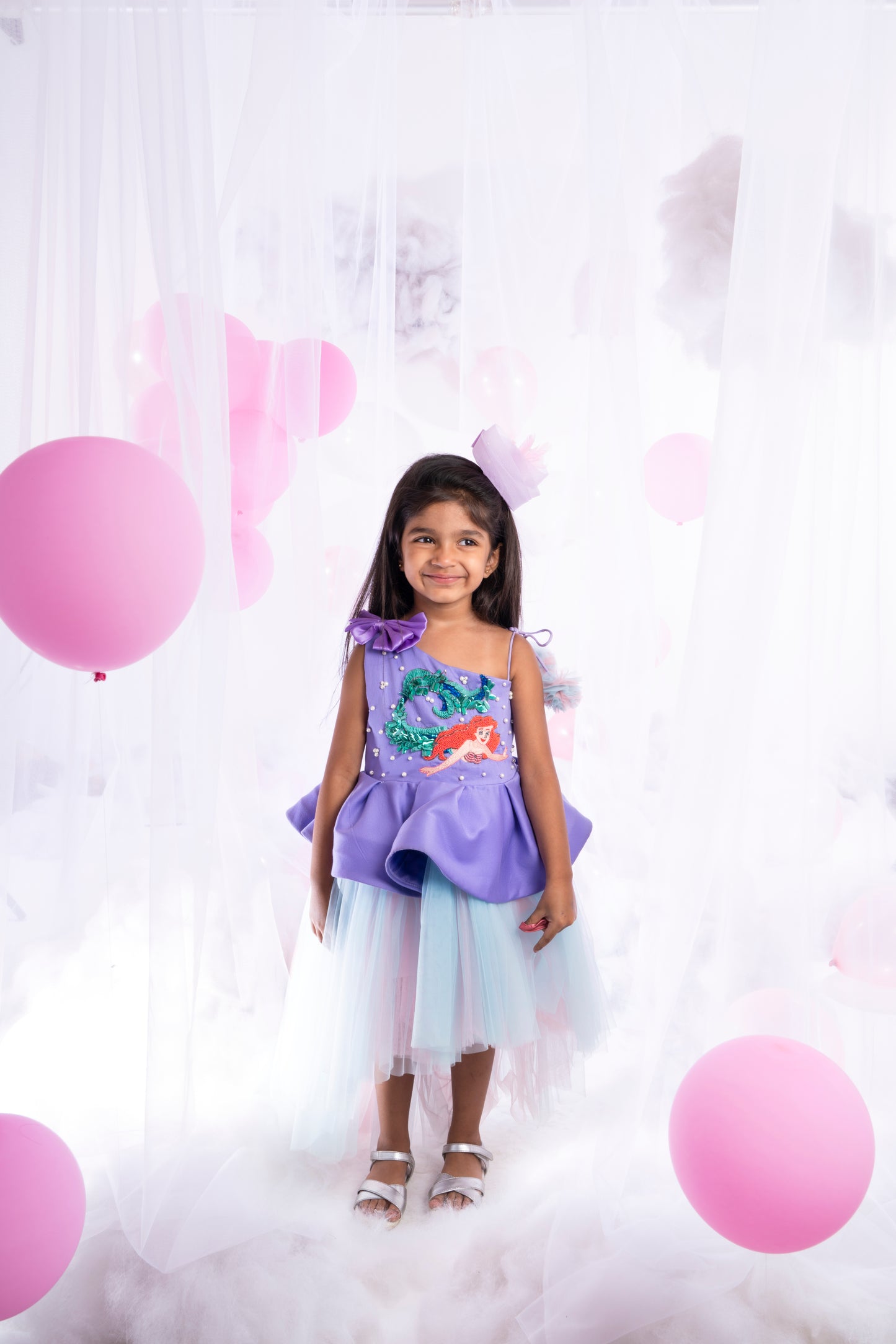 Mermaid Peplum Tulle Dress